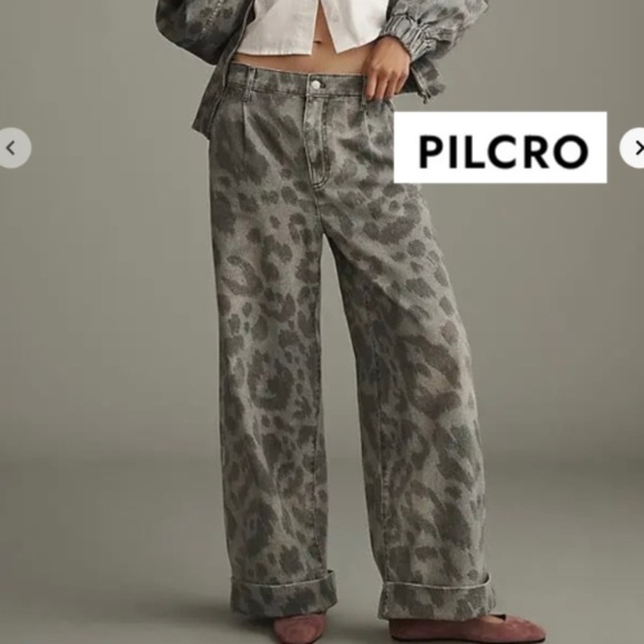 Pilcro Denim - PILCRO The Leon wide leg cuffed jean, 30, GP1502